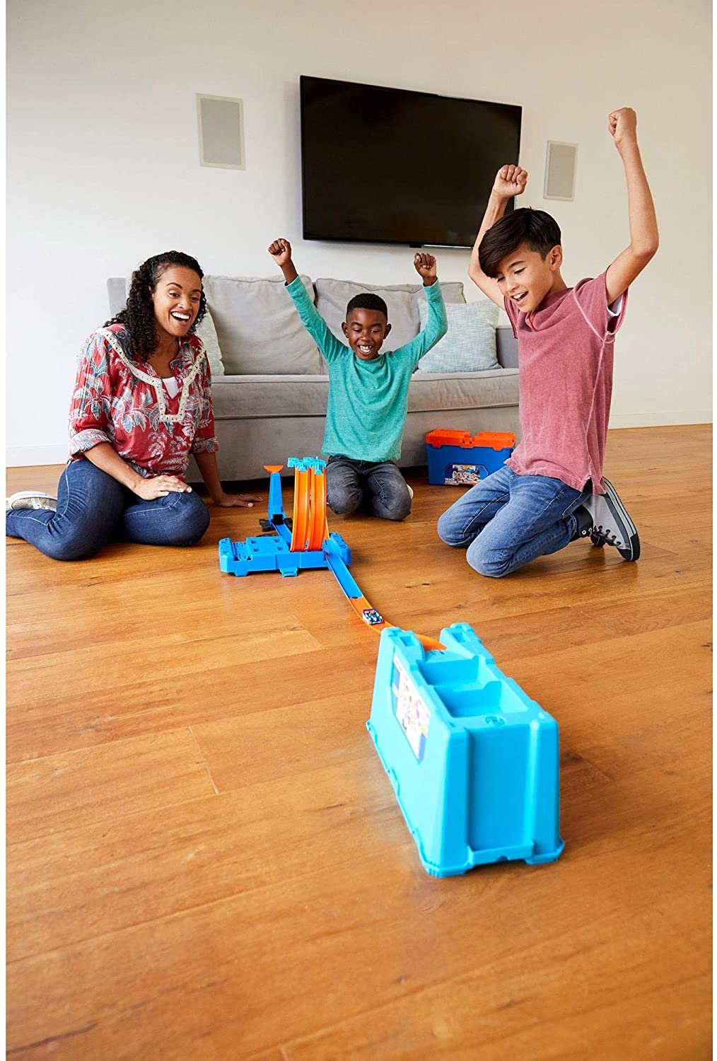 Трек Хот Вилс Петля 3 в 1 Hot Wheels Track Builder Multi Loop Box (GWT43) - Зображення 7