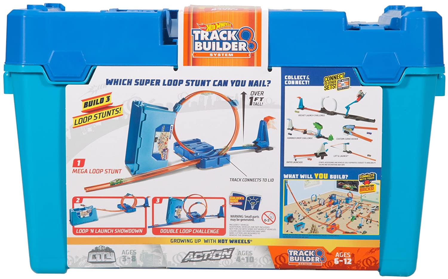 Трек Хот Вилс Петля 3 в 1 Hot Wheels Track Builder Multi Loop Box (GWT43) - Зображення 8